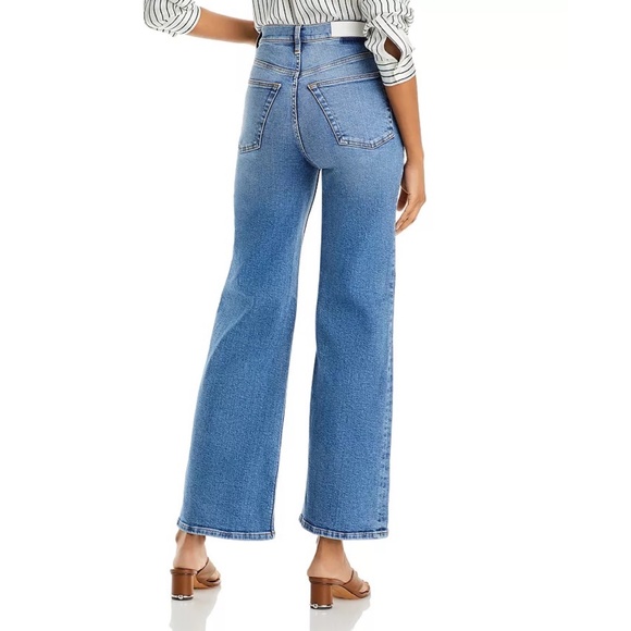 NWT ✨RE/DONE✨ '70s Ultra High Rise Wide Leg Jeans in Indigo Storm Sz 26, 29 - Picture 3 of 16